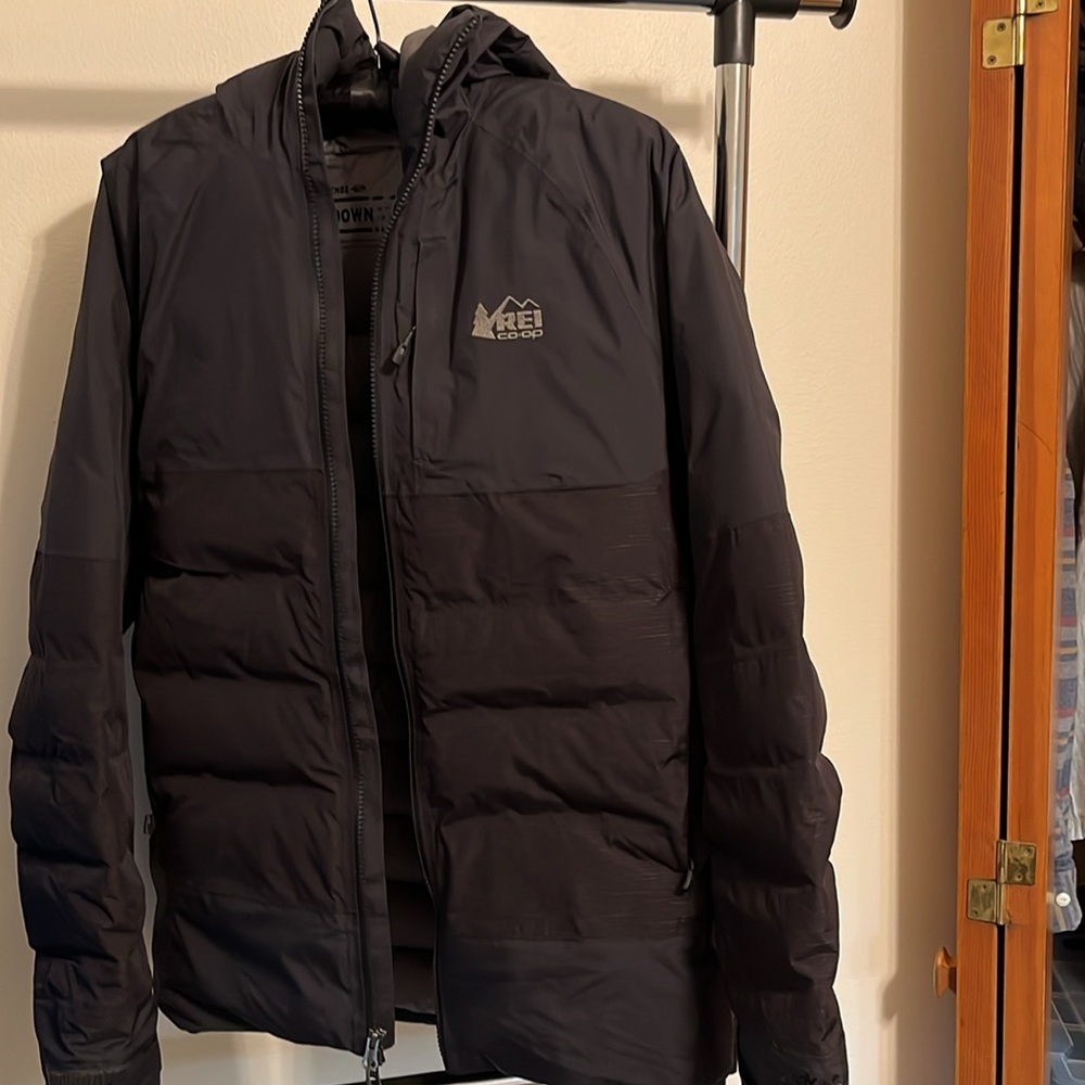 REI Stormhenge Waterproof Down Jacket Men’s Small